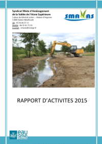 Rapport d'activités 2015